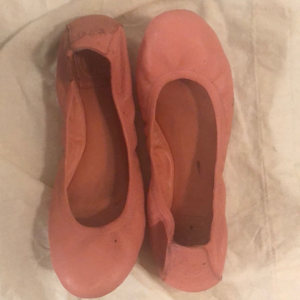 Tory Butch Eddie Leather Ballet Flats